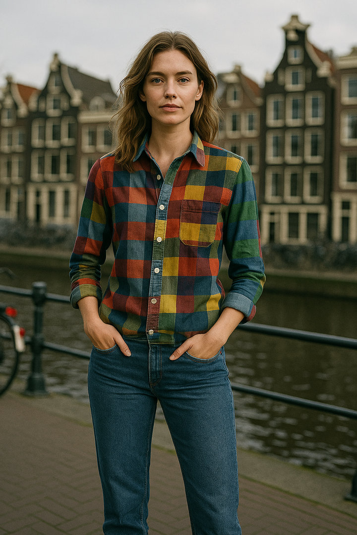 Veltman™ | Elegante blouse met praktische zak